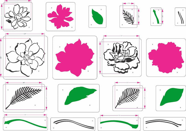 Hopeful Petals | JRV Stencils