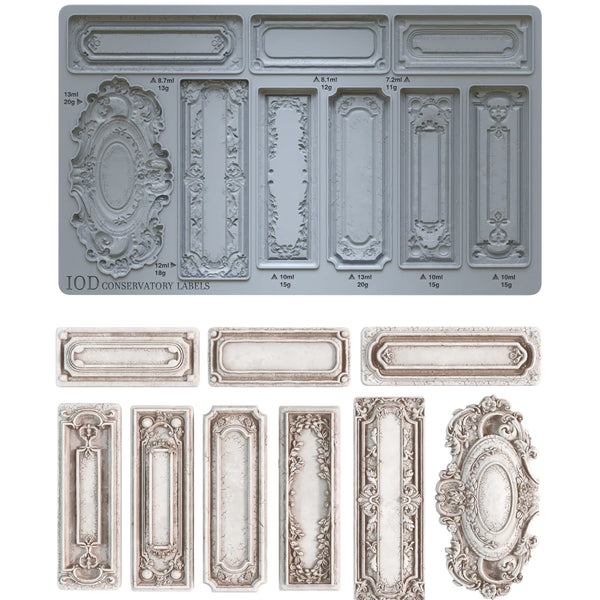 Iron Orchid Designs Conservatory Labels | IOD Mould