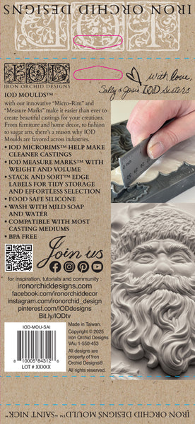 Saint Nick 5" x 7" | IOD Mould