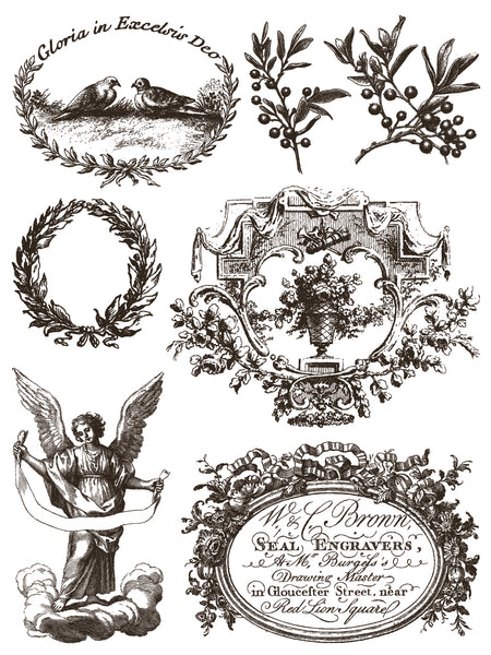 Iron Orchid Designs Gloria| IOD Paint Inlay