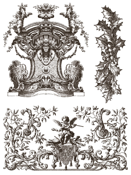 Iron Orchid Designs Gloria| IOD Paint Inlay
