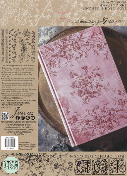 Iron Orchid Designs Flora & Vine | IOD Decor Stamp