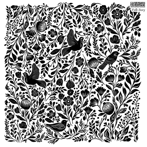 Iron Orchid Designs Folk Story | IOD Decor Stamp