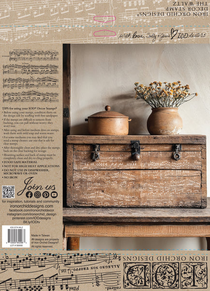 Iron Orchid Designs The Waltz | IOD Decor Stamp
