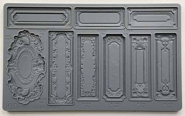Iron Orchid Designs Conservatory Labels | IOD Mould