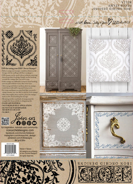 Iron Orchid Designs Bella | IOD Decor Stamp