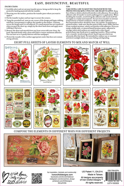 Iron Orchid Designs Ephemeral Melange| IOD Transfer
