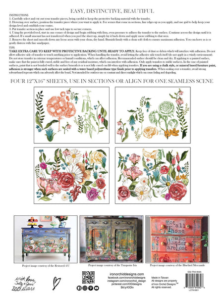Iron Orchid Designs Wander | IOD Transfer