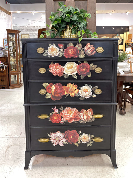 Iron Orchid Designs Collage De Fleurs | IOD Transfer