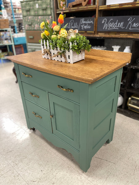 Hand-Painted Vintage Wash Stand