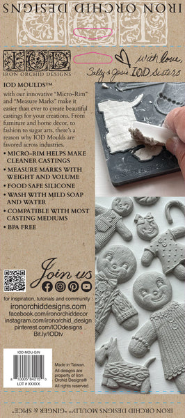 Iron Orchid Designs Ginger & Spice | IOD Mould