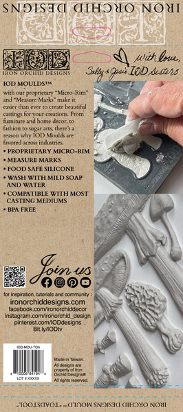 Iron Orchid Designs Toadstool | IOD Mould