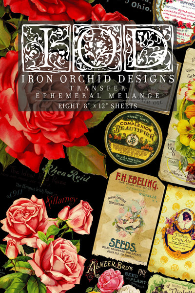 Iron Orchid Designs Ephemeral Melange| IOD Transfer