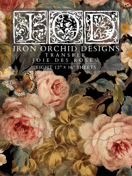 Iron Orchid Designs Joie Des Roses | IOD Transfer