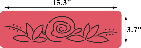 Long Flower Set JRV Stencils