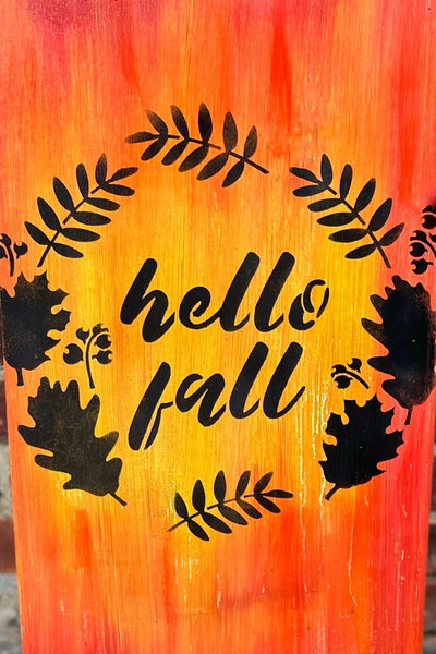 Hello Fall JRV Stencils
