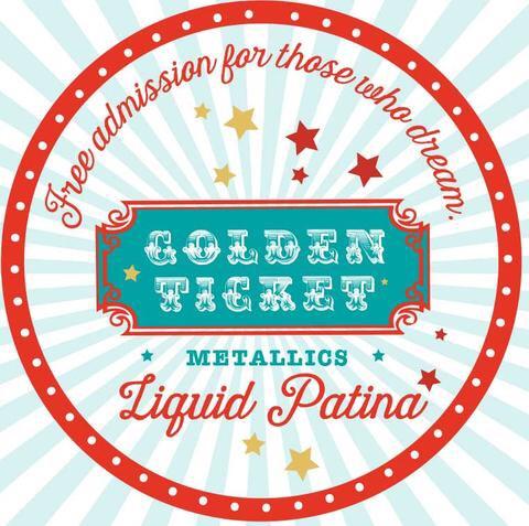 Golden Ticket Liquid Patina DIY Paint