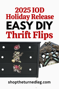 🎄 2025 IOD Holiday Release + Easy DIY Thrift Flip Ideas