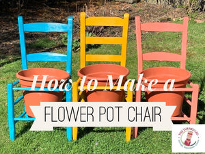 How to Make a Flower Pot Chair