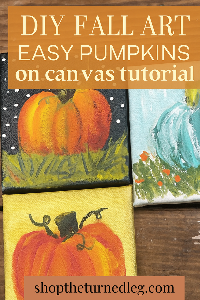Easy Pumpkin Painting on Canvas | DIY Fall Art with Ann Korinek from PaintnPorcelain