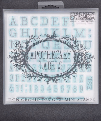 Apothecary Labels | IOD Decor Stamp