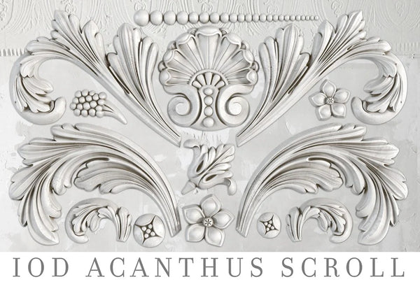 Iron Orchid Designs Acanthus Scroll| IOD Mould