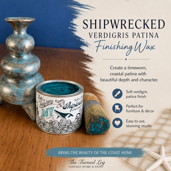 Shipwrecked Verdigris Patina Finishing Wax DIY Paint