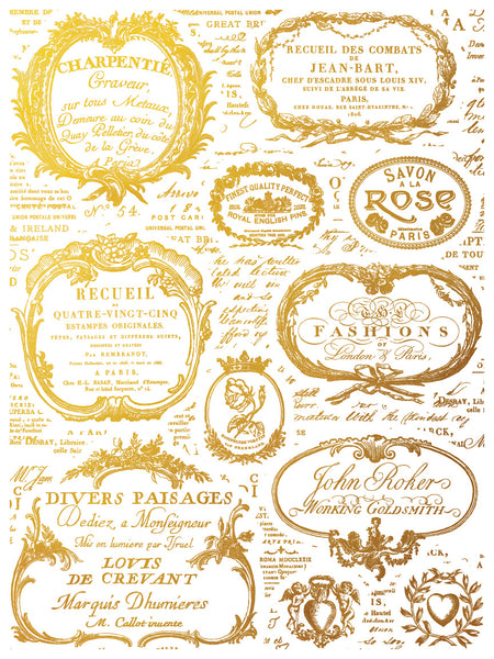 Iron Orchid Designs Étiquettes | IOD Foil Transfer