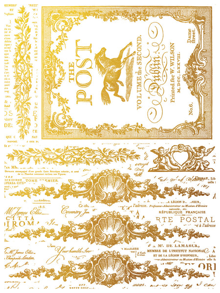 Iron Orchid Designs Étiquettes | IOD Foil Transfer