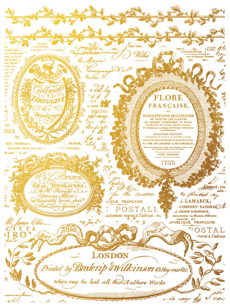 Iron Orchid Designs Étiquettes | IOD Foil Transfer