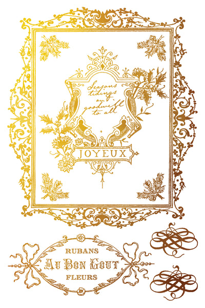 Figgy & Flourish 8" x 12"| IOD Foil Transfer