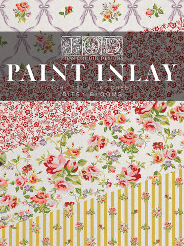 Iron Orchid Designs Ditsy Bloom | IOD Paint Inlay