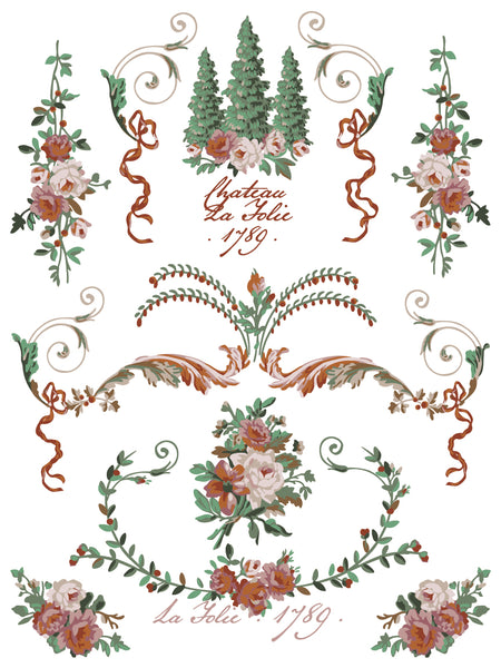 La Folie 12" x 16"| IOD Paint Inlay