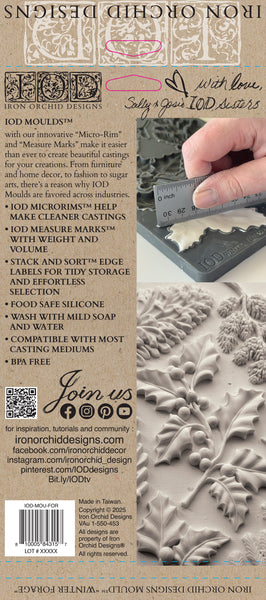 Winter Forage 6" x 10" | IOD Mould