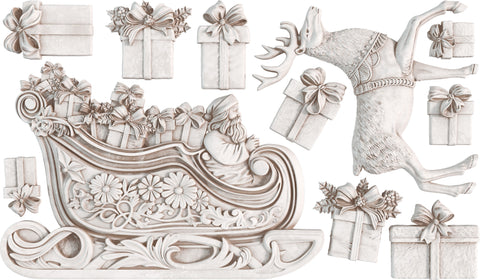 Iron Orchid Designs Santa's Sleigh | IOD Mould