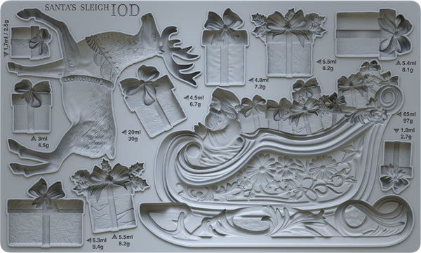 Iron Orchid Designs Santa's Sleigh | IOD Mould