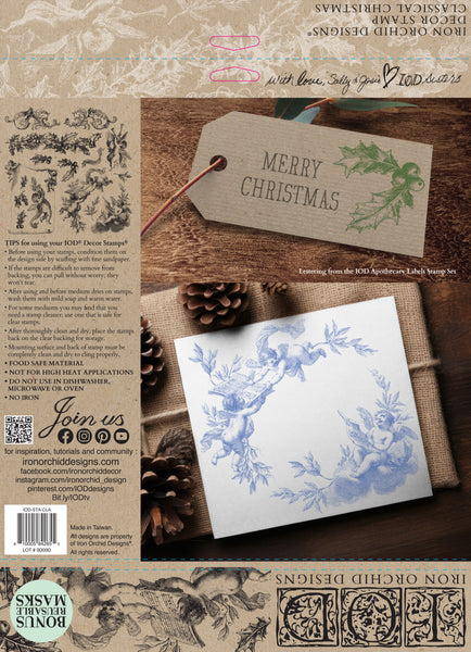 Iron Orchid Designs Classical Christmas | IOD Stamp