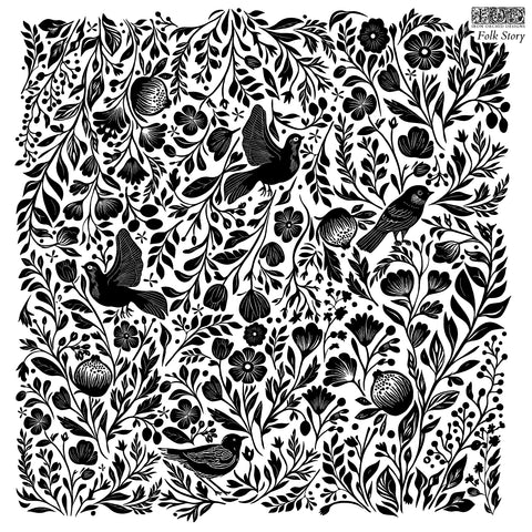 Iron Orchid Designs Folk Story | IOD Decor Stamp
