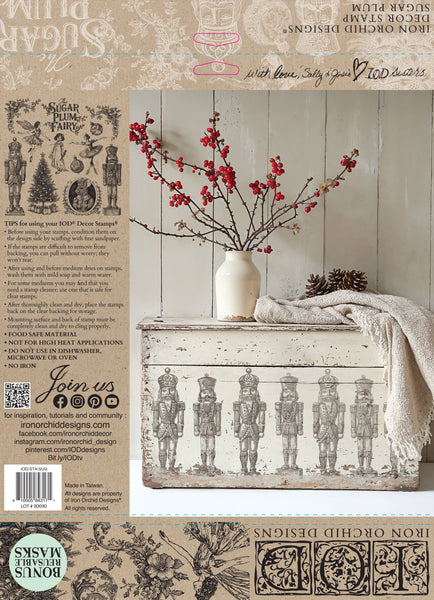 Sugar Plum Fairy 12" x 12"| IOD Stamp