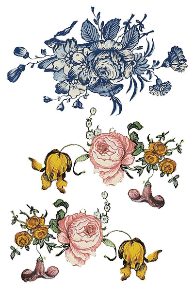 Iron Orchid Designs Fairytale Florals | IOD Transfer