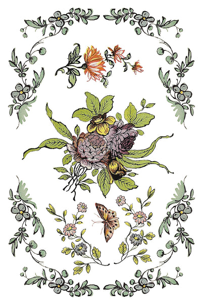 Iron Orchid Designs Fairytale Florals | IOD Transfer