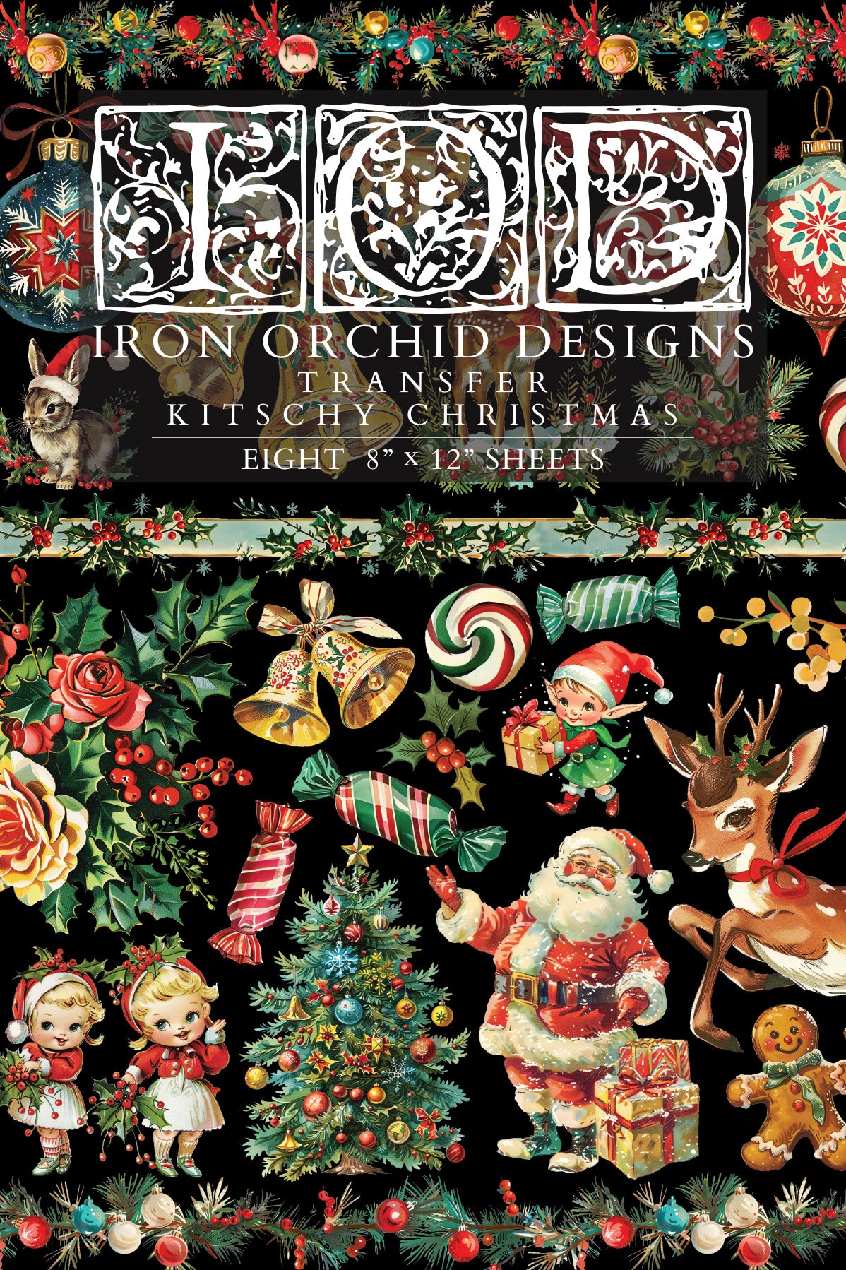 Iron Orchid Designs Kitschy Christmas | IOD Transfer