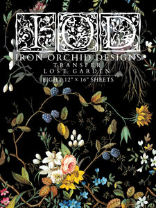 Iron Orchid Designs Lost Garden | IOD Transfer