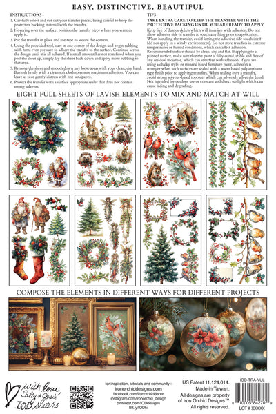 Iron Orchid Designs Yuletide | IOD Transfer