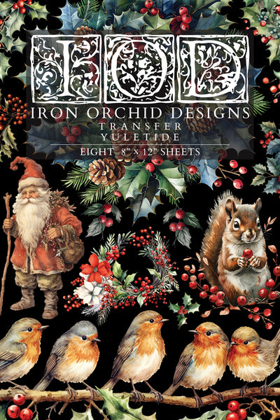 Iron Orchid Designs Yuletide | IOD Transfer