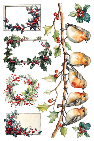 Iron Orchid Designs Yuletide | IOD Transfer