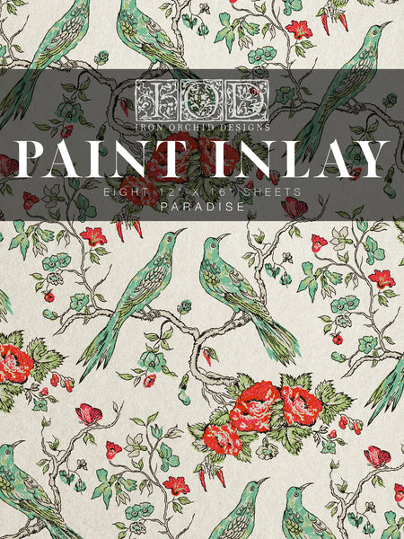 Iron Orchid Designs Paradise | IOD Paint Inlay