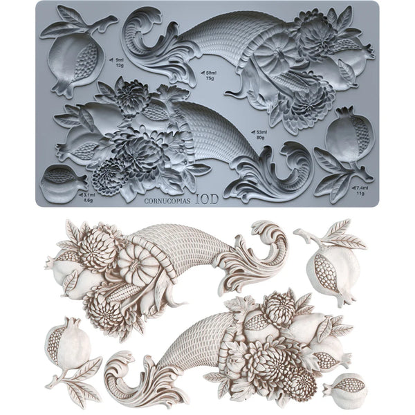 Cornucopias 6x10 | IOD Mould