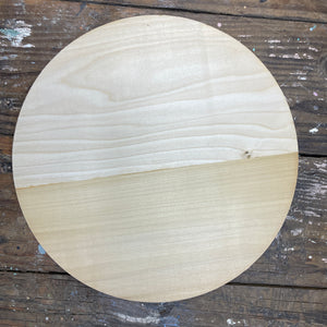 17" Unfinished JRV Wood Round