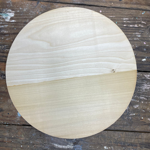 17" Unfinished JRV Wood Round